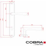 Cobra ELEGANT – BB – 90 mm mosaz leštěná lesklá – Sleviste.cz