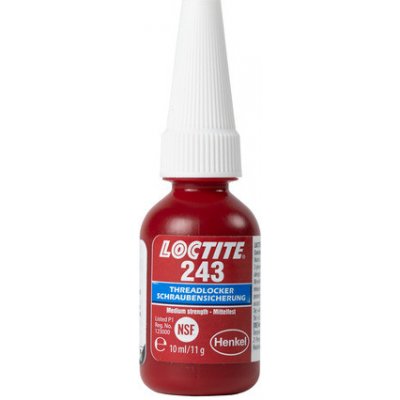 HENKEL LOCTITE 243 středně silný zajišťovač závitů 10 ml – Zboží Mobilmania