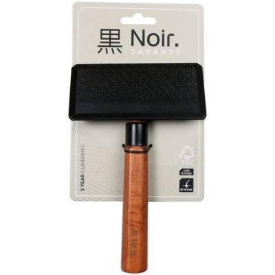 EBI NOIR JAPANDI Kartáč k jemnému odstranění podsady a uvolněných chlupů L 18,5 x 11,5 x 3 cm – Hledejceny.cz