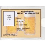 Členský průkaz Klub týraných mužů – Zboží Dáma