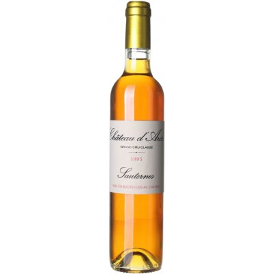 Château D'Arche Sauternes Grand Cru sladké bílé 1995 14% 0,5 l (holá láhev) – Hledejceny.cz