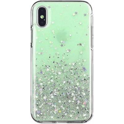 Pouzdro Wozinsky Star Glitter Shining Cover Samsung Galaxy A72 4G zelené