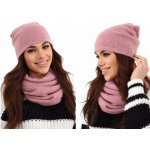 Fashionweek dámská čepice a šála cashmere touch S2468 Růžová – Hledejceny.cz