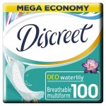 Discreet Deo Waterlily slipové intimní vložky pro každodenní použití 100 kusů