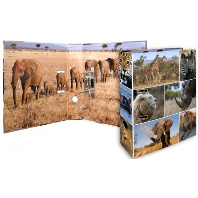 Herma Pořadač pákový A4 7 cm Zvířata Afrika – Zboží Živě