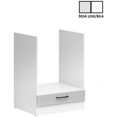 Junona Line Tafla skříňka BBL DPK/60/82, bílá/světle šedý lesk – Zboží Dáma