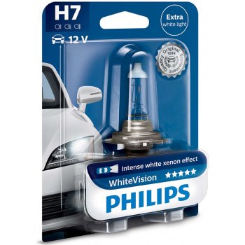 Philips WhiteVision H7 PX26d 12V 55W od 358 Kč - Heureka.cz