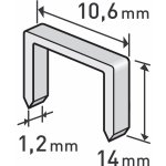 Extol 8852205 spony, balení 1000ks, 14mm, 10,6x0,52x1,2mm – Zbozi.Blesk.cz