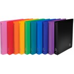 Exacompta 4kroužkový pořadač Iderama, A4 maxi, hřbet 40 mm, PP, mix 10 barev – Zboží Živě