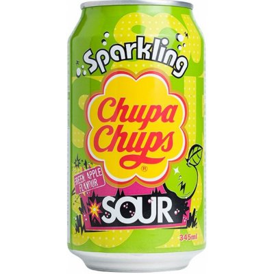 Chupa Chups sparkling SOUR Green apple 345 ml – Zboží Mobilmania