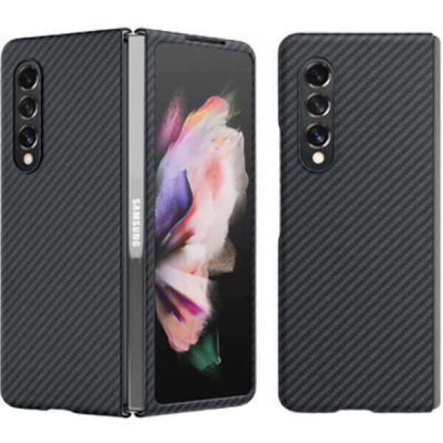 SES Ochranný plastový obal karbon Samsung Galaxy Z Fold 5 5G F946B - černé – Zboží Mobilmania