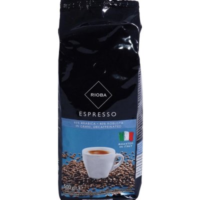 Rioba Decaffeinated zrnková 0,5 kg – Hledejceny.cz
