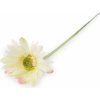 Květina Prima-obchod Umělá gerbera, barva 2 krémová světlá růžová