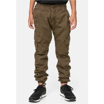 Urban Classics Cargo Jogging Kalhoty olivové – Zboží Dáma