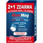 MaxiMag Hořčík+B6 šumivé tablet. 3 x 20 tablet – Hledejceny.cz