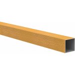 umakov-cz Hliníková plotová výplň 40 x 40 x 1,2 - 6,0 m - dřevo dekor SVĚTLÝ DUB W02 – Hledejceny.cz