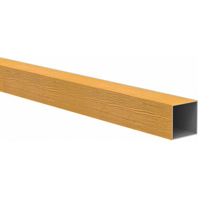 umakov-cz Hliníková plotová výplň 40 x 40 x 1,2 - 6,0 m - dřevo dekor SVĚTLÝ DUB W02 – Hledejceny.cz