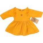 Z&Z Dětské teplákové šatičky tunika Princess hořčicové – Zboží Dáma