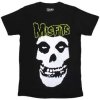 Pánské tričko s potiskem Misfits Unisex T-shirt: Skull & Logo