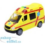 Wiky Auto ambulance záchranáři plast 14,5cm na baterie se světlem a zvukem – Zboží Mobilmania