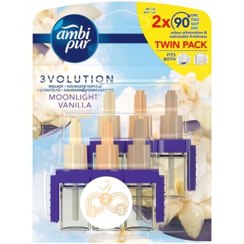 AMBI PUR Osvěžovač vzduchu 3Volution Moonlight Vanilla vonná náplň do odpařovače 2 × 20 ml