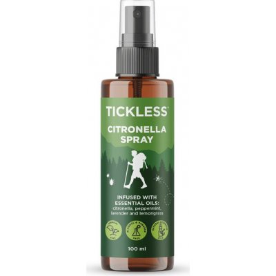 Tickless Outdoor Citronella spray proti komárům a klíšťatům 100 ml – Zboží Mobilmania