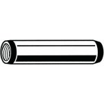 Válcový kolík kalený s vnitřním závitem DIN 7979 D Ocel 60 ± 2HRc Bez PU 8X40MM – Hledejceny.cz
