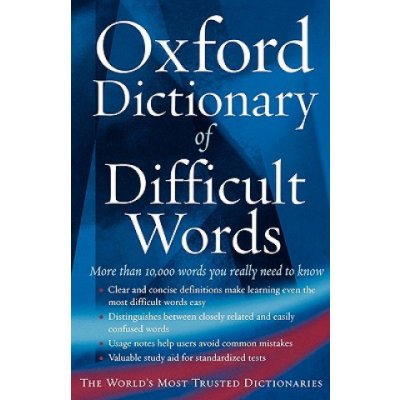 The Oxford Dictionary of Difficult Words Hobson ArchiePaperback