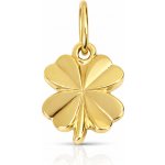 Soliter Zlatý přívěsek Čtyřlístek 242 001 00120 – Hledejceny.cz