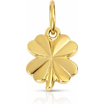 Soliter Zlatý přívěsek Čtyřlístek 242 001 00120 – Hledejceny.cz
