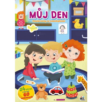 Jiri Models Omalovánky A4+ Můj den 2678 3 – Zboží Dáma