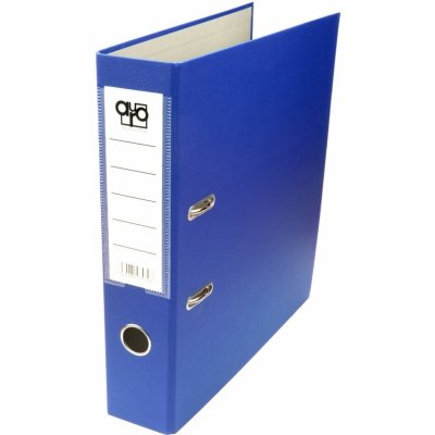 Auro Pořadač A4 plastový, 7, 5 cm páka PVC tmavě modrý – Zboží Živě