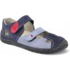 Dětské sandály Fare Bare Barefoot sandálky A5161202 + A5261202 šedé