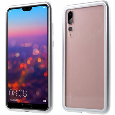 Pouzdro JustKing kovové rámeček s tvrzeném sklem Huawei P20 Pro - stříbrné – Zbozi.Blesk.cz