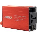 AMiO 12V/230V, 300W/600W 2xUSB, 02470 | Zboží Auto