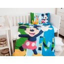 Jerry Fabrics povlečení Mickey Baby fialové/modré 135x100 cm