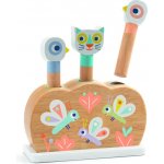 Djeco motorická hra vyskakovací zvířátka Simply White – Hledejceny.cz