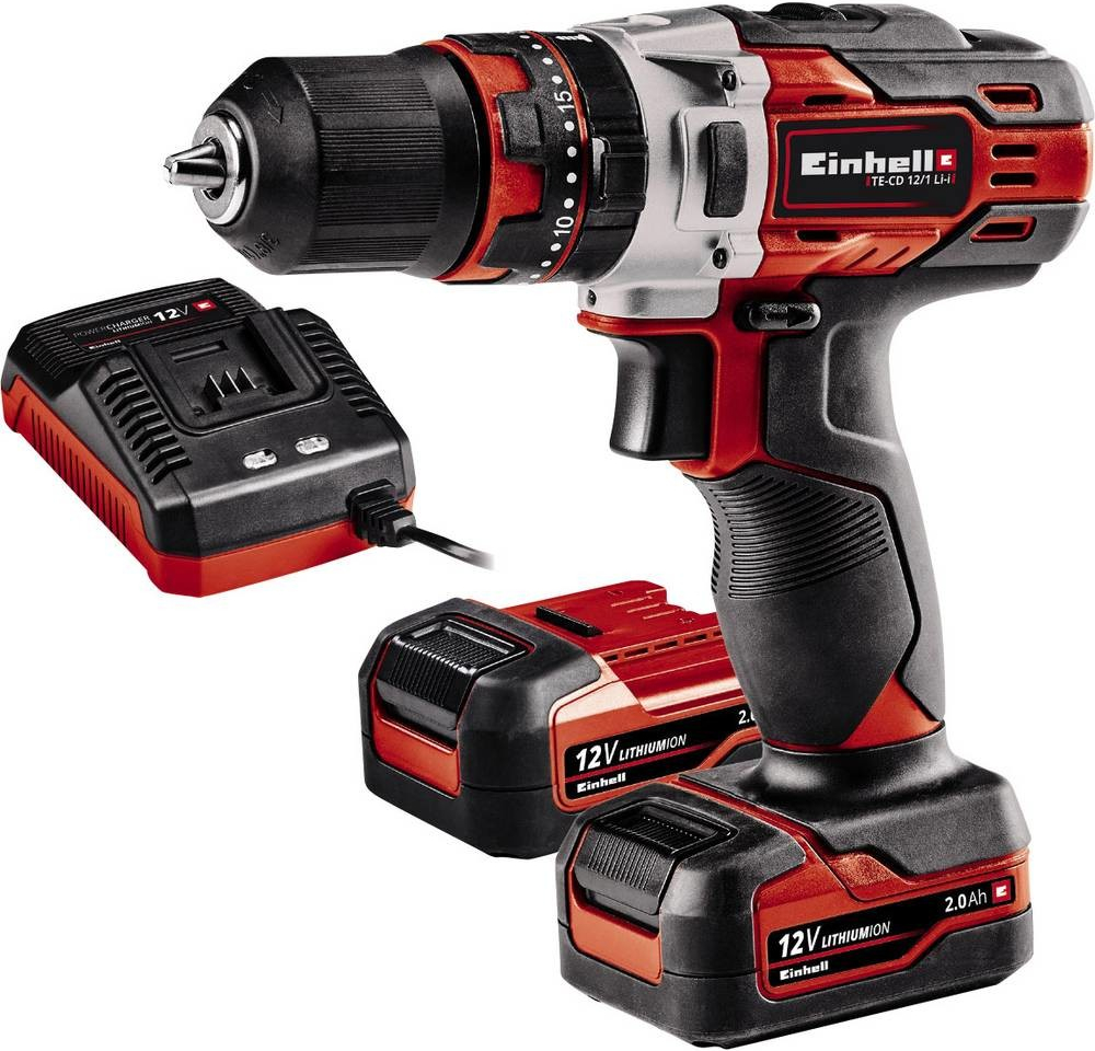 Einhell TE-CD 12/1 Li-i + 2x2,0Ah