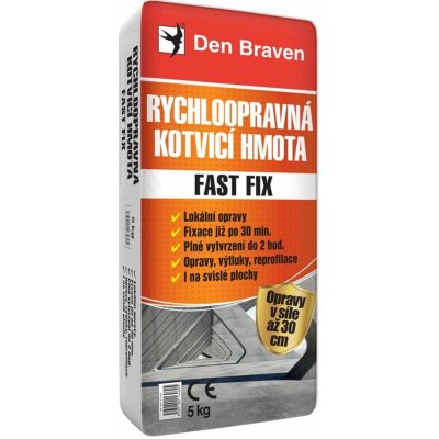 Rychloopravná kotvicí hmota Den Braven Fast Fix 5 kg – Zboží Mobilmania