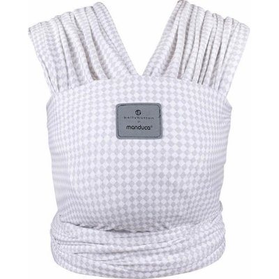 Manduca Belly Button Sling SoftCheck Grey – Zboží Mobilmania