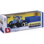 Bburago Farm Tractor New Holland W8 s vlečkou 1:32 – Hledejceny.cz