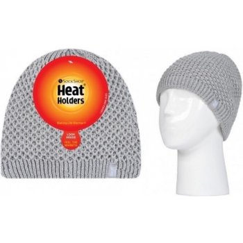 Heat Holders dámská thermo čepice pletená šedá II