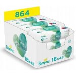 Pampers Vlhčené ubrousky Harmonie Aqua 24 x 48 ks – Sleviste.cz