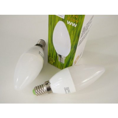T-Led LED žárovka E14 EV5W svíčka Studená bílá – Zboží Mobilmania