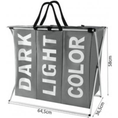 heidrun KOŠ NA ČISTÉ PRÁDLO 56X39X25 CM, PLAST – Zbozi.Blesk.cz