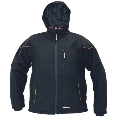Cerva Emerton Classic zimní softshellová bunda černá – Zboží Mobilmania