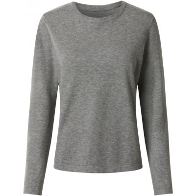Esmara dámské triko s dlouhými rukávy šedá – Zboží Mobilmania