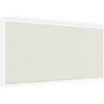 Allboards TKWHITE84W Korková tabule bílá barva korku 80 x 40 cm – Sleviste.cz