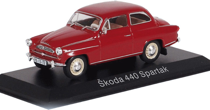 DeAgostini Škoda 440 Spartak Kaleidoskop slavných vozů časopis s modelem 2 1:43
