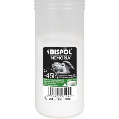 Nohel garden Náplň do hřbitovní lampy lisovaný vosk plastová 160g d6x14cm – Zboží Mobilmania